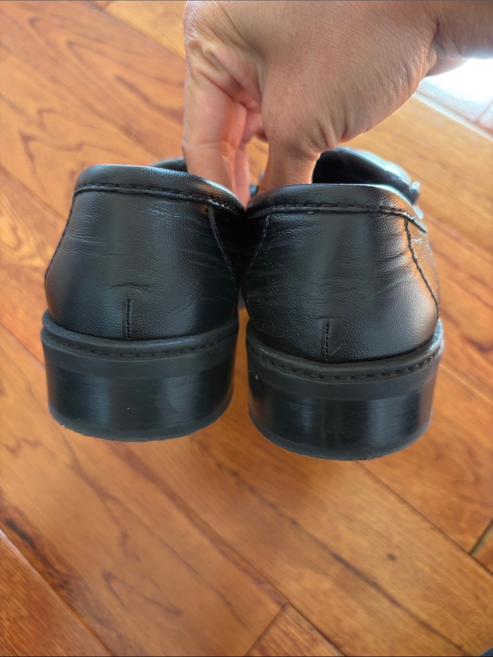 CHANEL Black Quilted Moccasins - Picture 9 of 11